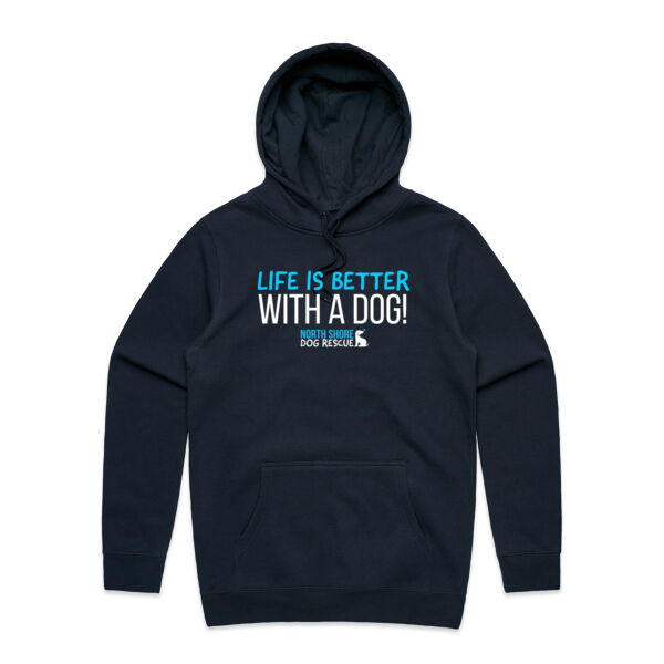 NSDR Life is better with a dog Unisex Hoodie  Thumbnail