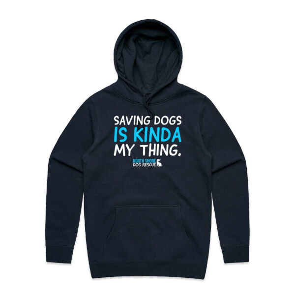 NSDR Saving Dogs is kinda my thing Unisex Hoodie   Thumbnail