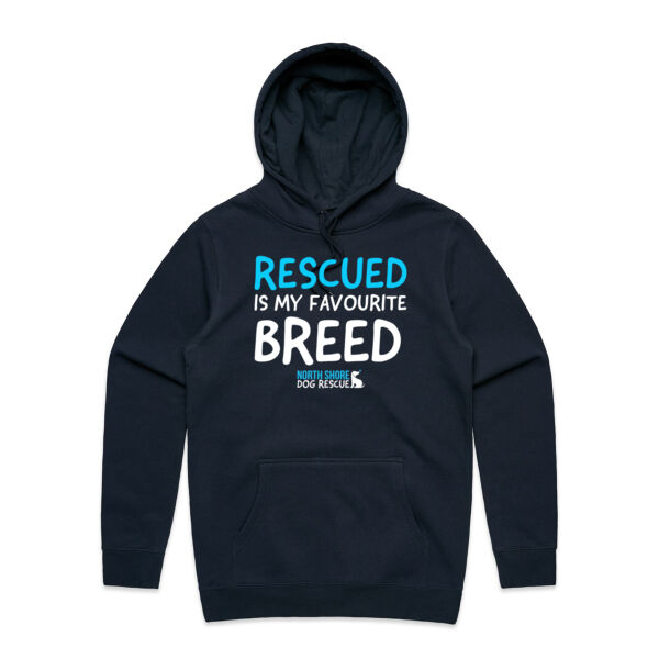 NSDR Rescued is my favourite breed Unisex Hoodie Thumbnail