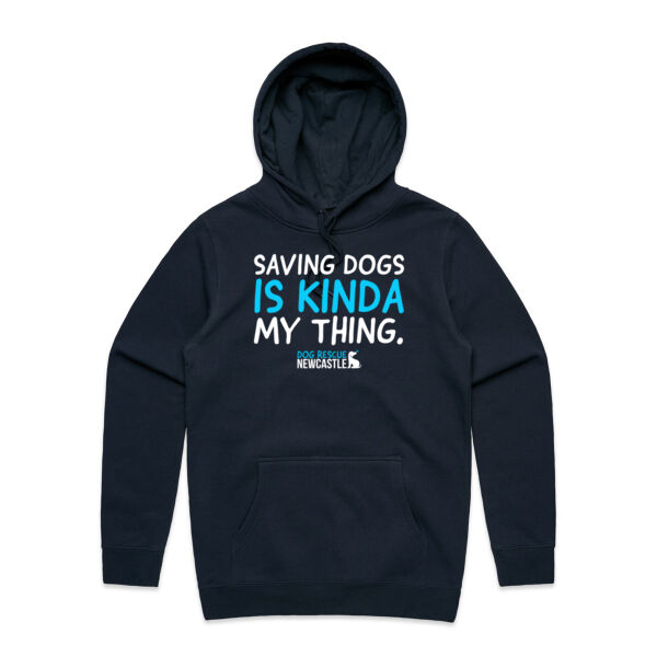 DRN Saving dogs is kinda my thing. Unisex Hoodie Thumbnail