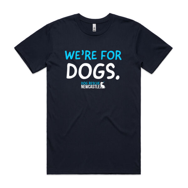 DRN We're for dogs. Mens Basic Tshirt Thumbnail