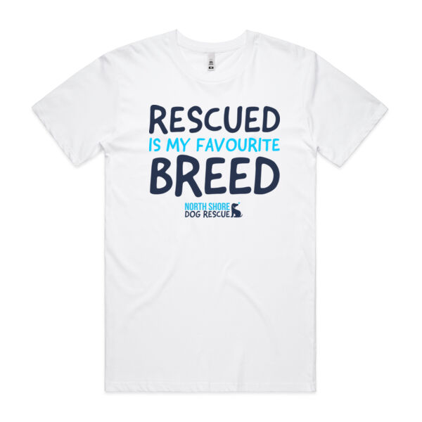 NSDR Rescued is my Fave Breed Mens Tshirt Thumbnail
