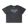 Wo's Stone Wash Heavy Crop Tee Thumbnail