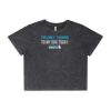 Wo's Stone Wash Heavy Crop Tee Thumbnail