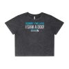 Wo's Stone Wash Heavy Crop Tee Thumbnail