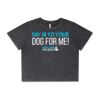 Wo's Stone Wash Heavy Crop Tee Thumbnail