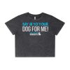 Wo's Stone Wash Heavy Crop Tee Thumbnail